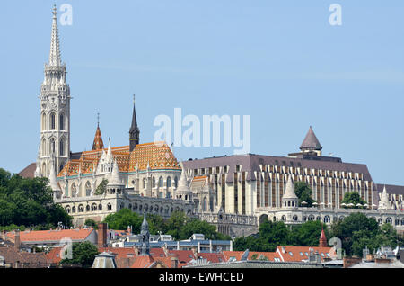 Kirche Notre-Dame oder Matthias ChurchCastle Bezirk, Budapest Ungarn Stockfoto