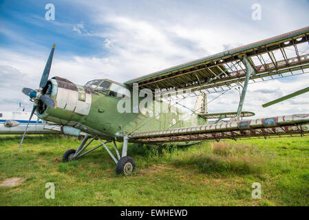 altes Flugzeug Stockfoto