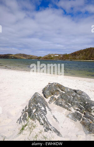 Morar, Schottland. Silver Sands von Morar Stockfoto