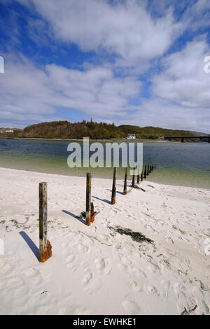 Morar, Schottland. Silver Sands von Morar Stockfoto