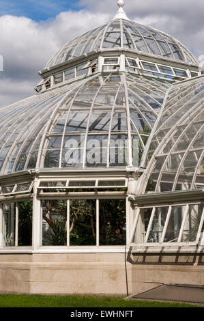 Enid Haupt Wintergarten an der New York Botanical Garden in der Bronx. New York Botanical Garden. Die Bronx-Botanischer Garten-ich Stockfoto