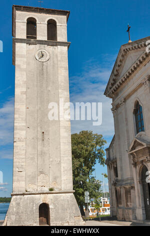 Kathedrale der Himmelfahrt der Jungfrau Maria in Pula, Istrien, Kroatien. Stockfoto