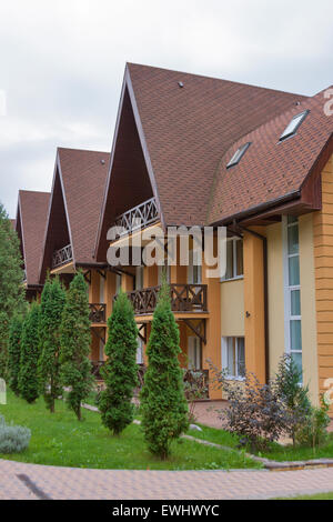 Typisches Zimmer zu vermieten in Karpaten, Ukraine Stockfoto