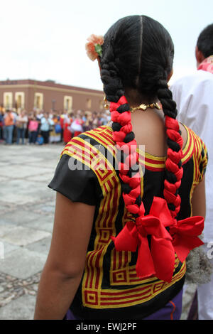 Mexikanische Frau in Tracht Stockfoto