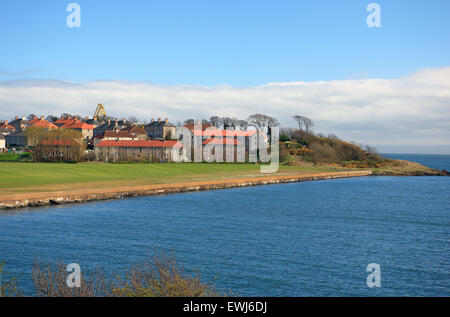 Burntisland auf den Firth of Forth River ist eine Stadt in der schottischen Region Fife. Stockfoto