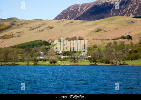 Landschaftsblick auf Lake Buttermere, Cumbria, England, UK Stockfoto