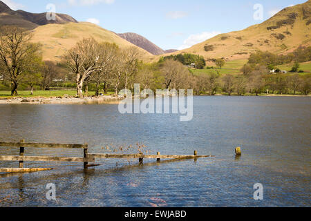 Landschaftsblick auf Lake Buttermere, Cumbria, England, UK Stockfoto