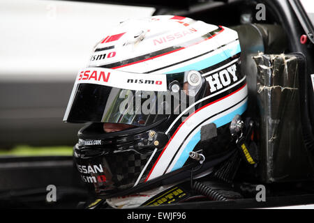 Goodwood, West Sussex, UK. 27. Juni 2015. Sir Chris Hoy beim Goodwood Festival of Speed, Goodwood, UK, 26. Juni 2015 Credit: Rallye-Pics.com/Alamy Live-Nachrichten Stockfoto