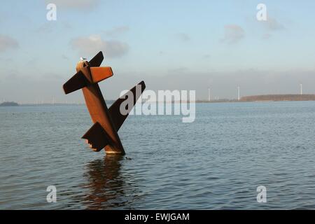 Das Harderwijk Memorial steht im IJsselmeer See in der Stadt Harderwijk Nord Holland Gelderland Niederlande NL 2014 Stockfoto