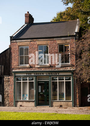 Die alte Grüne Bibliothek in Washington Dorf, England Stockfoto