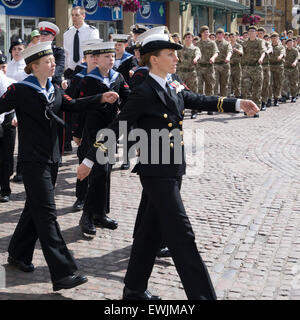 NORTHAMPTON ARMED FORCES DAY Stockfoto