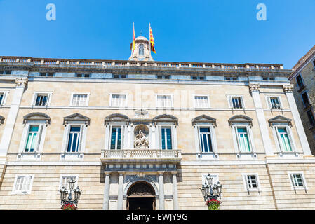 Generalitat von Katalonien in Barcelona, Katalonien, Spanien. Stockfoto