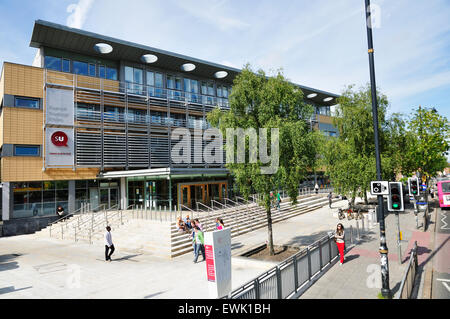 Die ÖH-Gebäude. Queens University. Belfast. Nordirland. UK Stockfoto