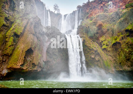 Ouzoud Wasserfälle, Beni Mellal, Marokko, Afrika Stockfoto