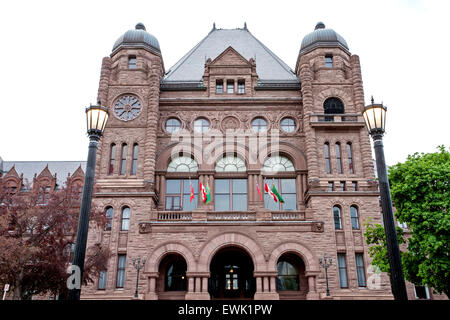 Ontario Legislative Building Toronto Kanada Downton Wellesley Street Stockfoto