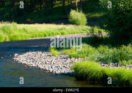 Middle Fork John Day River, Dunstan Homestead Preserve, Oregon Stockfoto