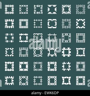 Sammlung von verschiedenen grafischen Elementen für Design. Stock Vektor