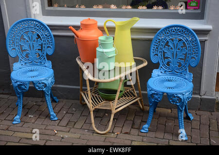 malerischen Stadtzentrum Alkmaar, Niederlande Europa Stockfoto