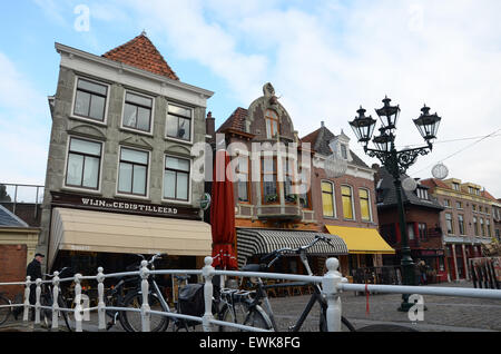 malerischen Stadtzentrum Alkmaar, Niederlande Europa Stockfoto