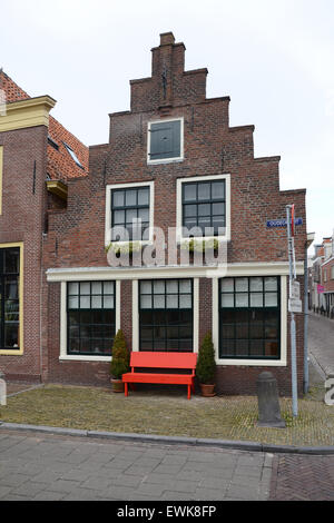 malerischen Stadtzentrum Alkmaar, Niederlande Europa Stockfoto