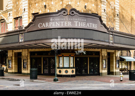 Richmond CenterStage, Carpenter Theater Center for the Performing Arts, 600 Osten Grace Street, Richmond, Virginia Stockfoto