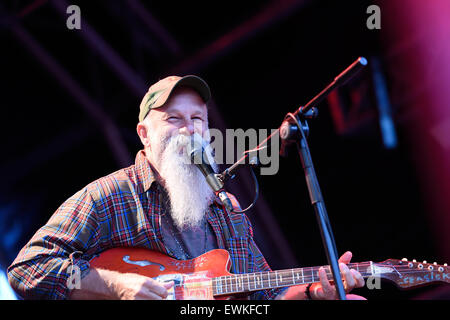 Meer Kranken Steve auf der Bühne beim Bristol Summer Serie Music Festival Juni 2015 Stockfoto