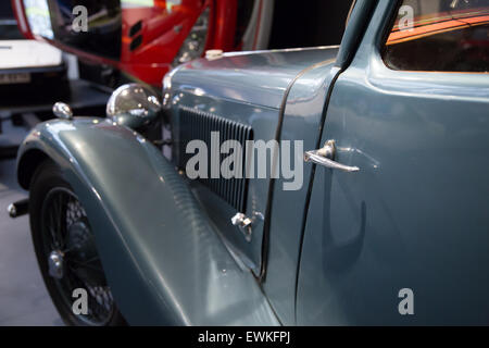 1935 Hillman Aero Minx auf dem Display an Coventry Transport-Museum Stockfoto