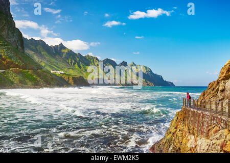 Almáciga, Taganana Küste, Teneriffa, Kanarische Inseln, Spanien Stockfoto