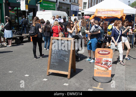 Portobello Road Market North Kensington West London England Stockfoto