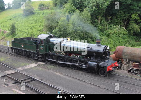 Dampfzug GWR Stockfoto