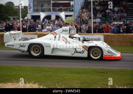 Goodwood, West Sussex, England, UK. 28. Juni 2015. Goodwood Festival of Speed. Das Goodwood Festival of Speed ist eine jährliche Hügel klettern mit historischen Motorsport-Fahrzeuge auf dem Gelände des Goodwood House, West Sussex statt. Bildnachweis: Mainpicture/Alamy Live-Nachrichten Stockfoto