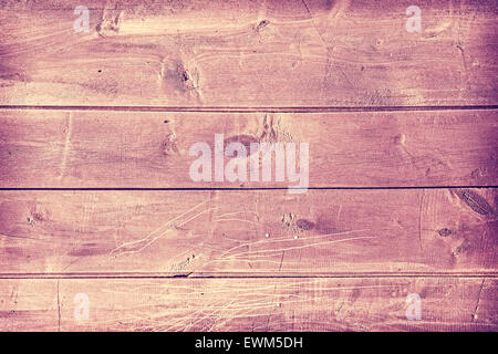 Vintage getönten Hintergrund Holzplatte oder Textur. Stockfoto