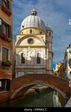 Santa Maria dei Miracoli in Venedig, Italien Stockfoto