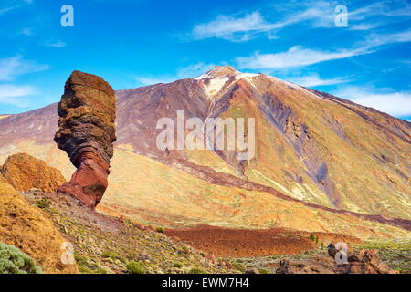 Teide Nationalpark Landschaft, Kanaren, Teneriffa, Spanien Stockfoto