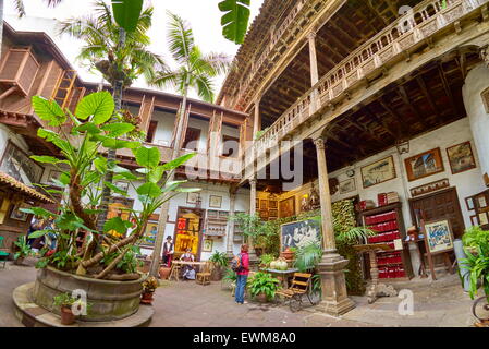 Casa de Los Balcones, La Orotava, Teneriffa, Kanarische Inseln, Spanien Stockfoto