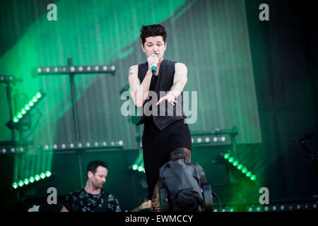 Das Skript beim Pinkpop Festival 2015 in Landgraaf Niederlande © Roberto Finizio/Alamy Live News live Stockfoto