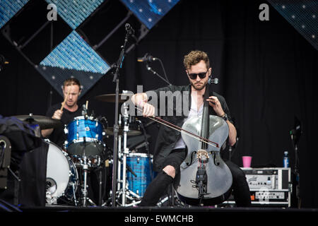 OneRepublic Höchstleistungen live Pinkpop Festival 2015 in Landgraaf Niederlande © Roberto Finizio/Alamy Live News Stockfoto