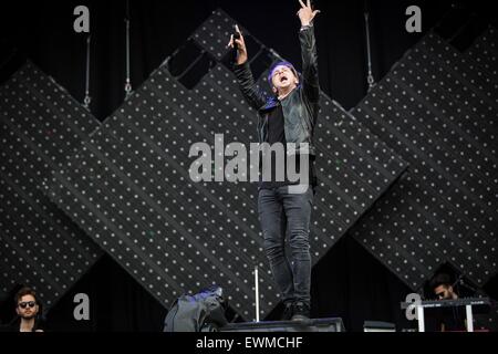 OneRepublic Höchstleistungen live Pinkpop Festival 2015 in Landgraaf Niederlande © Roberto Finizio/Alamy Live News Stockfoto