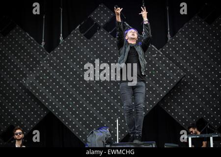 OneRepublic Höchstleistungen live Pinkpop Festival 2015 in Landgraaf Niederlande © Roberto Finizio/Alamy Live News Stockfoto