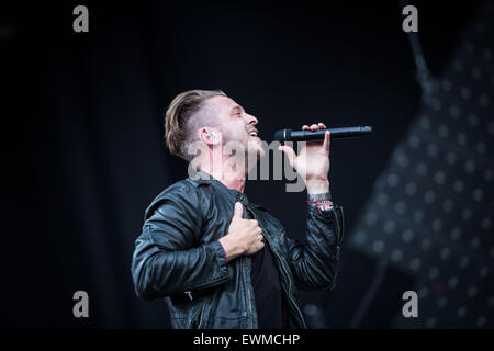 OneRepublic Höchstleistungen live Pinkpop Festival 2015 in Landgraaf Niederlande © Roberto Finizio/Alamy Live News Stockfoto