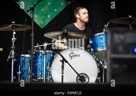 OneRepublic Höchstleistungen live Pinkpop Festival 2015 in Landgraaf Niederlande © Roberto Finizio/Alamy Live News Stockfoto