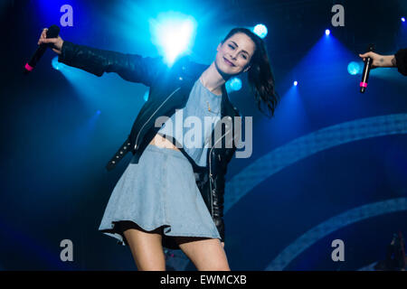 Kiel, Deutschland. 28nd Juni 2015 Musiker Lena führt auf der NDR-Bühne während der Kieler Woche 201 Kredit: Björn Deutschmann/Alamy Live News Stockfoto