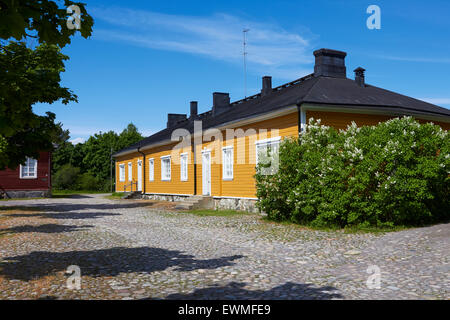 Altes Gebäude in der Festung von Lappeenranta Stockfoto
