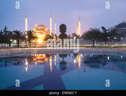 Vintage-Stil Foto blaue Moschee Sultanahmet, Istanbul, Türkei Stockfoto