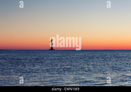 Morris Island Lighthouse bei Sonnenaufgang, South Carolina, USA Stockfoto