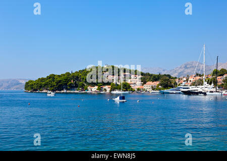 Altstadt von Cavtat - Kroatien Stockfoto