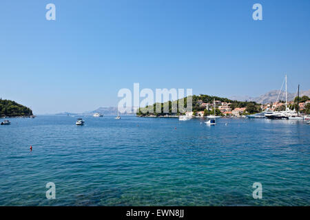 Altstadt von Cavtat - Kroatien Stockfoto