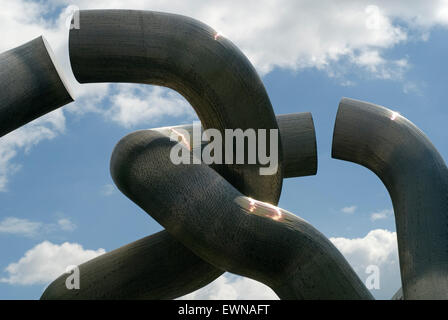 Skulptur von Brigitte und Martin Matschinsky-Denninghoff in Tauentzienstraße Berlin Deutschland Europa Stockfoto