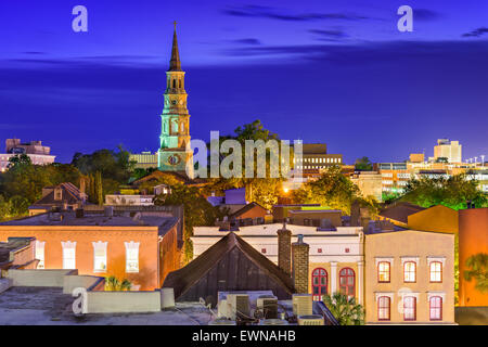 Charleston, South Carolina, USA Stadt Skyline. Stockfoto