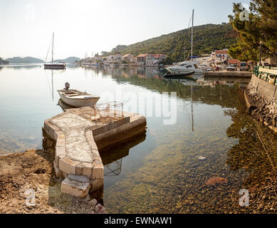 Adriatischen Landschaft am Morgen Stockfoto